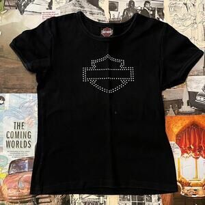 Cute harley davidson baby tee